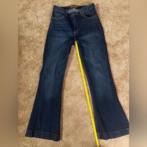 Kimes Ranch Dark Blue Flare Jeans